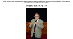 Desktop Screenshot of kolmetz.com