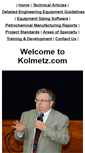 Mobile Screenshot of kolmetz.com