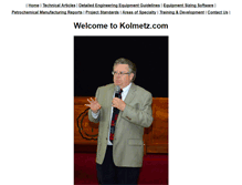 Tablet Screenshot of kolmetz.com